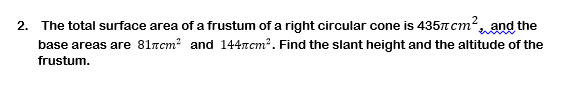 HELP ME PLS HUHU ASAP 2. The total surface area