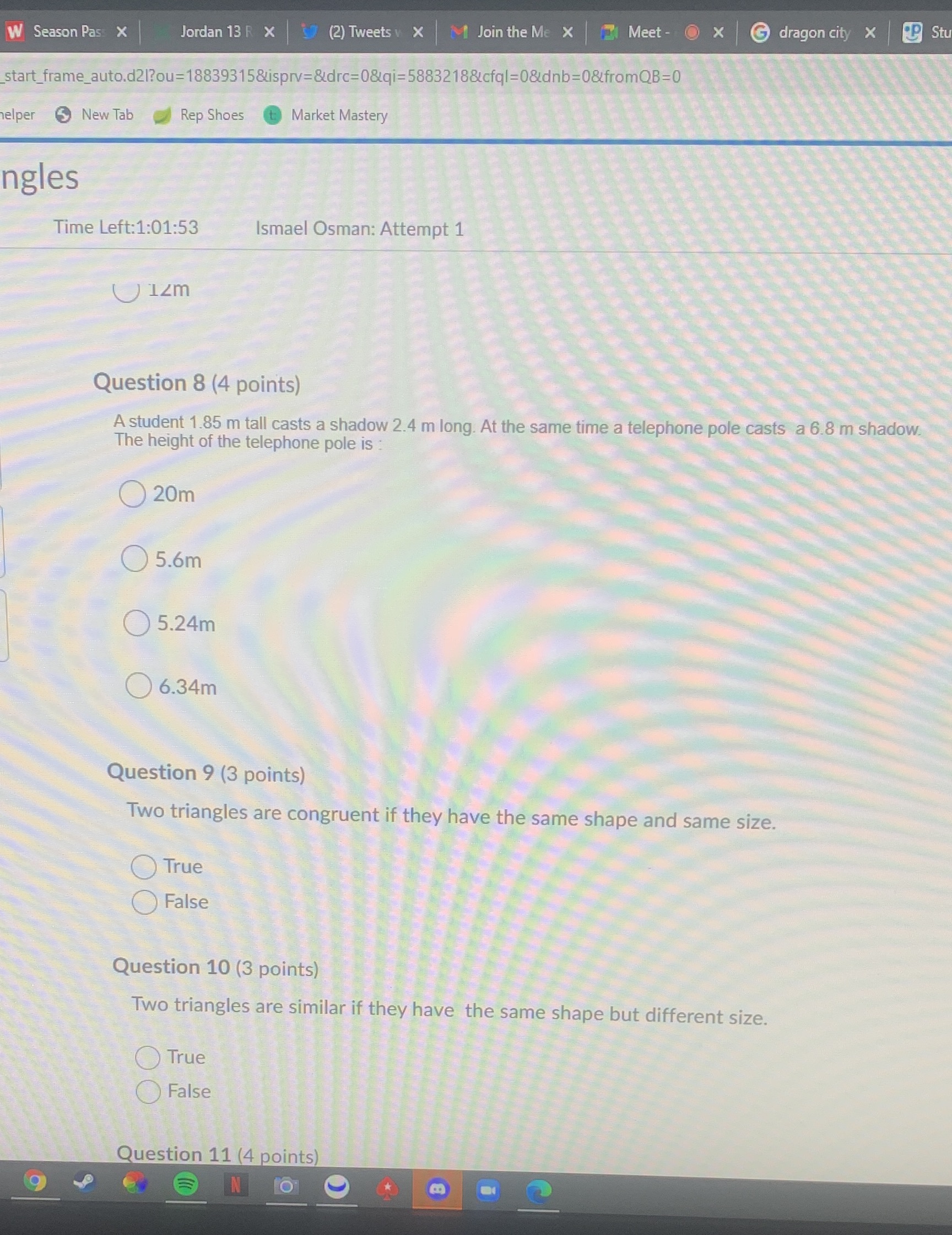 Answer ASAP thank you W Season Pas X Jordan 13 R