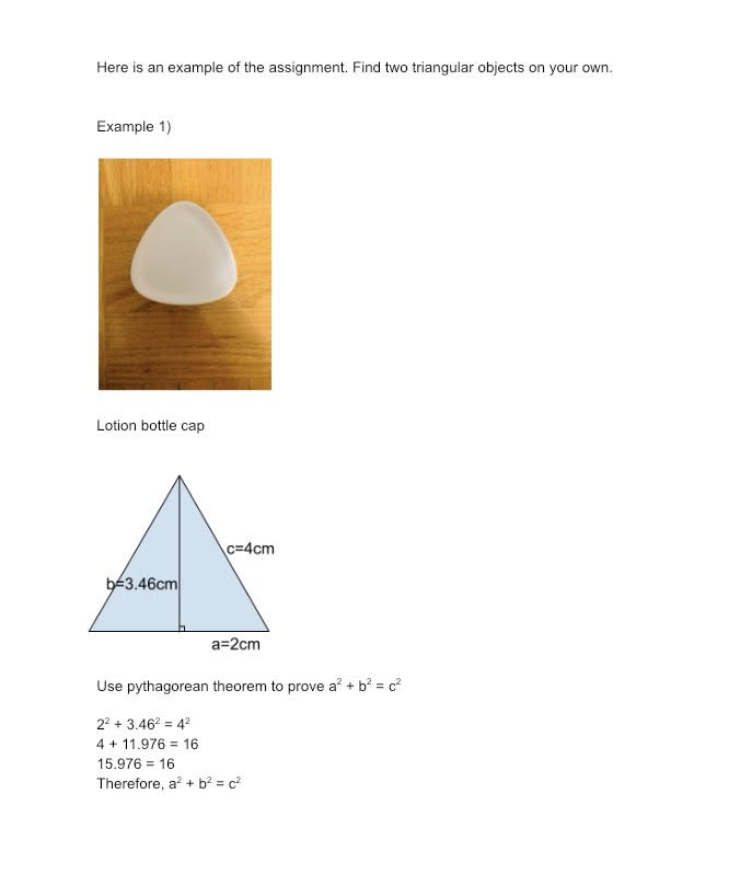 rask 2 Name: Right angle & Similar Triangle You