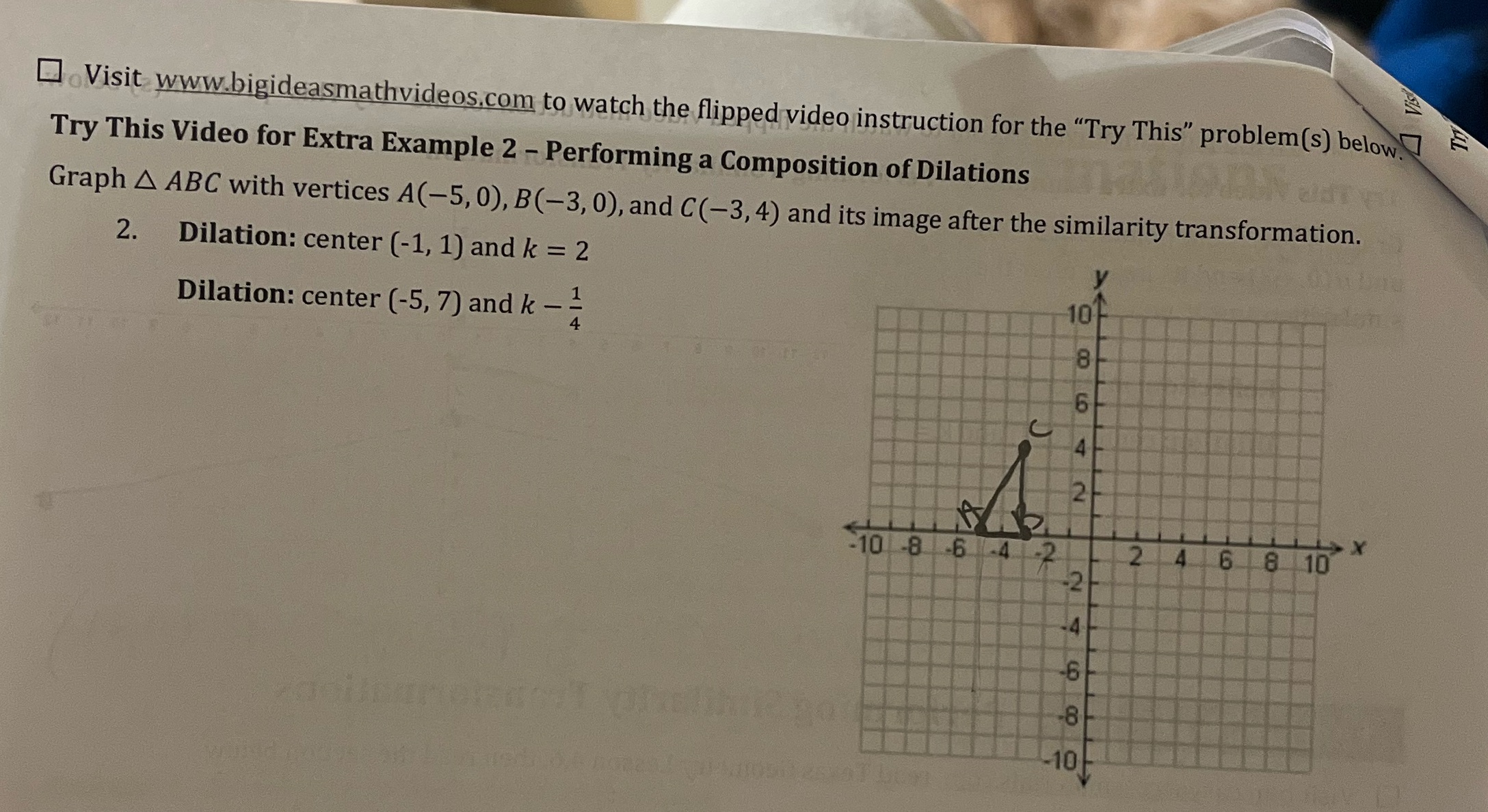 Vist Visit www.bigideasmathvideos.com to watch