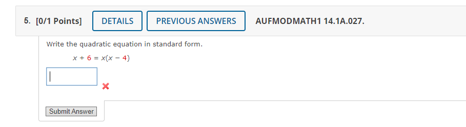 2. [0/2 Points] DETAILS PREVIOUS ANSWERS