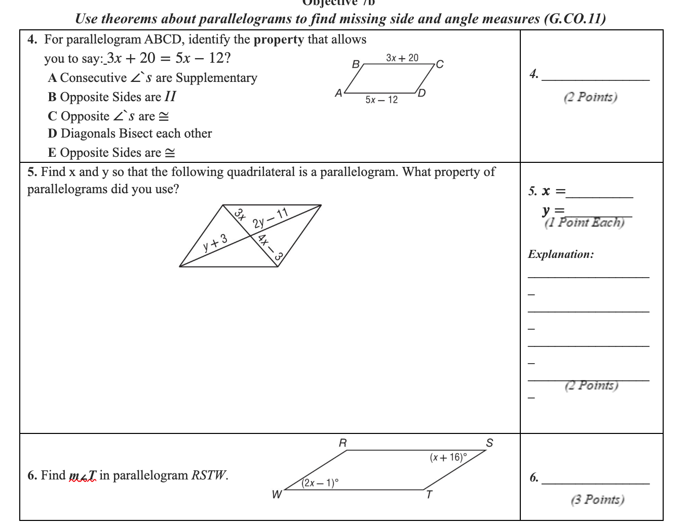 Please help me! Thank you so much! Objective 721