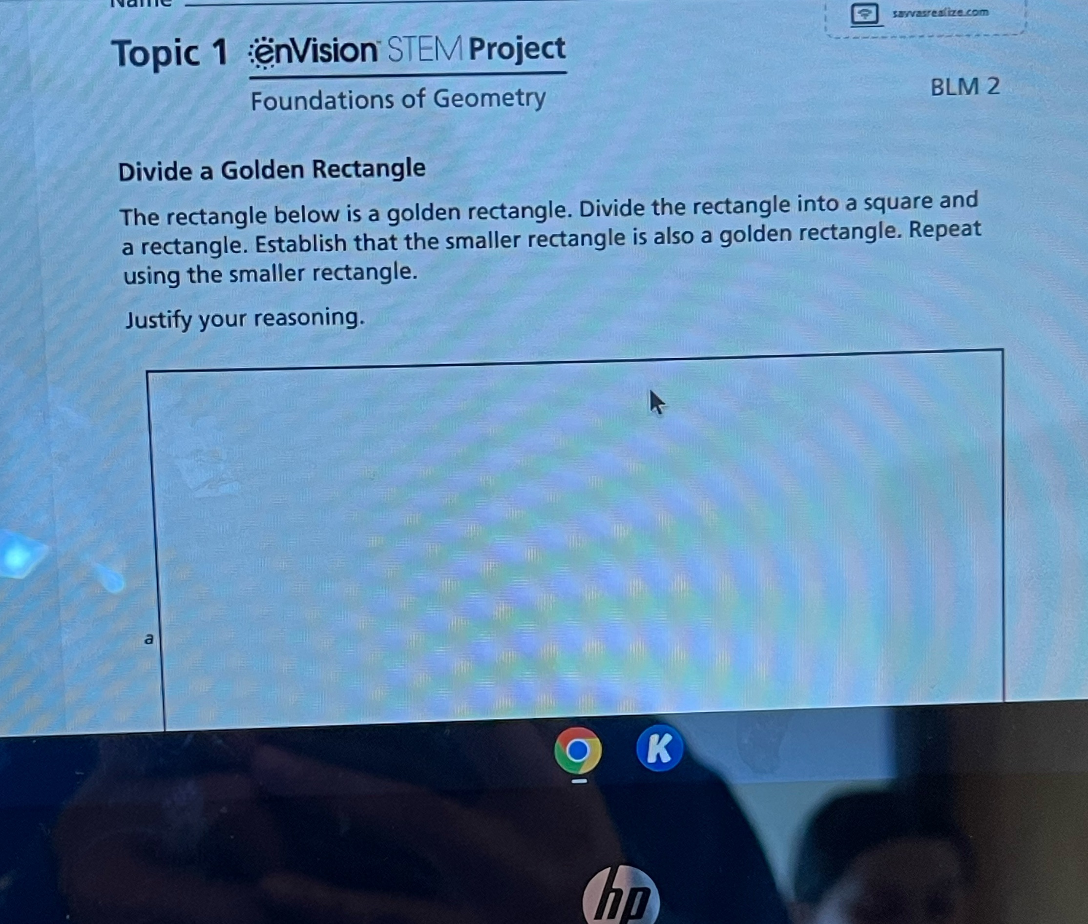 Just draw out a square savvasrealize.com Topic 1