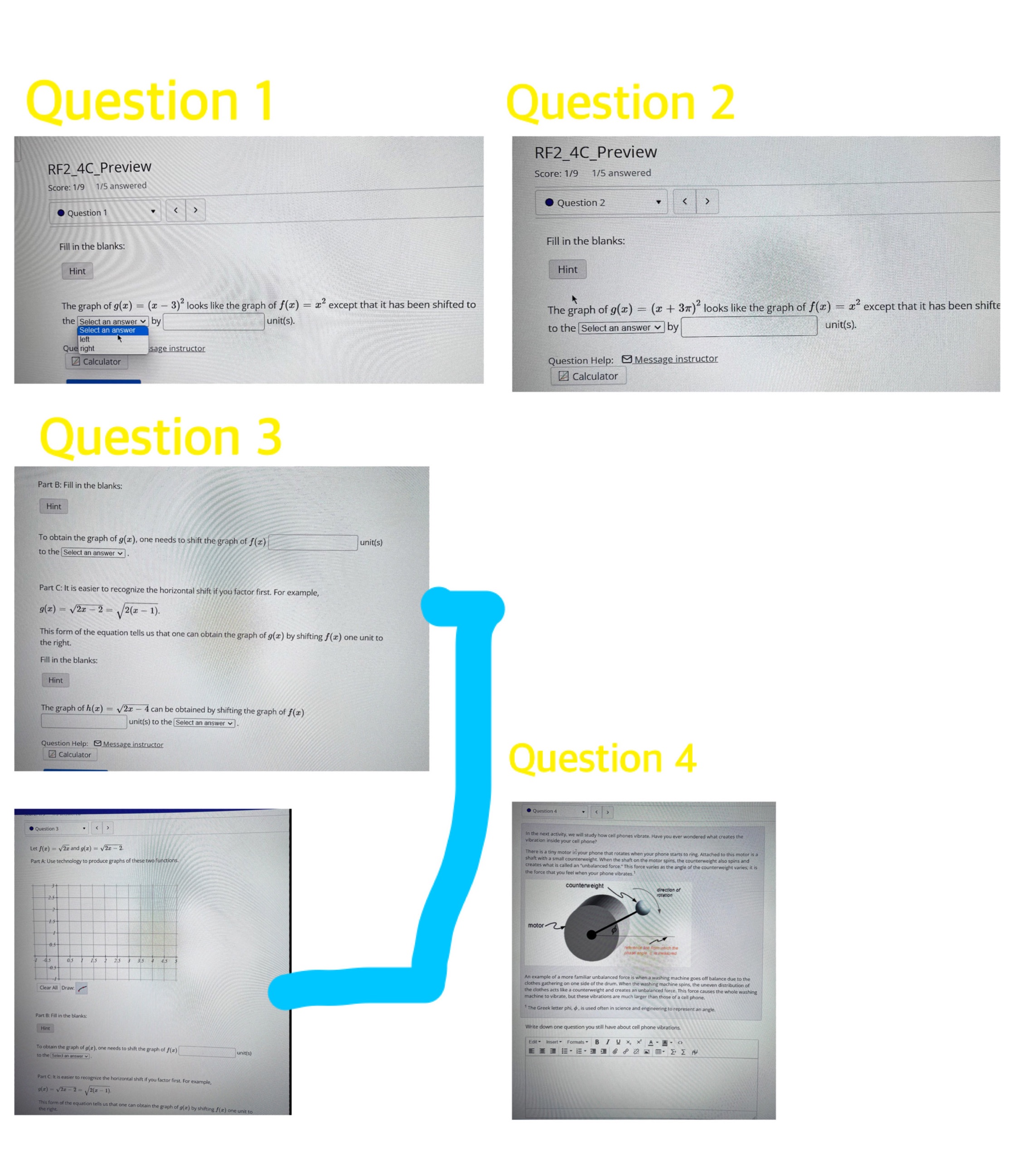 Hello there I REALLY NEED HELP ON THIS QUESTIONS