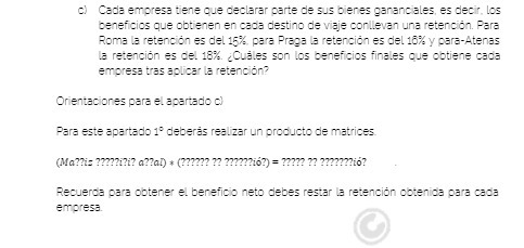 c Cada empresa tiene que declarar parte de sus