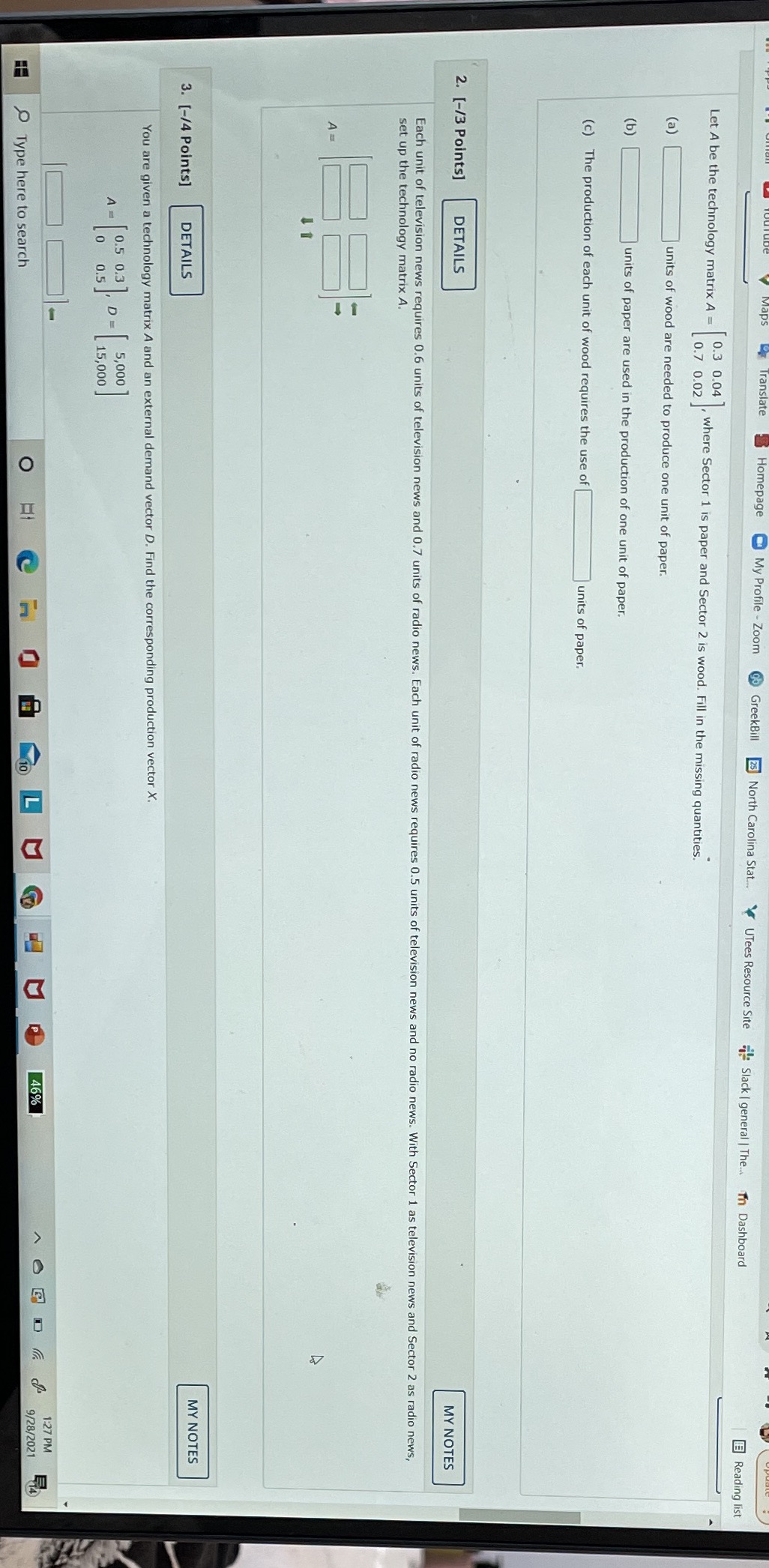 pls help! 1-3! Homepage My Profile - Zoom