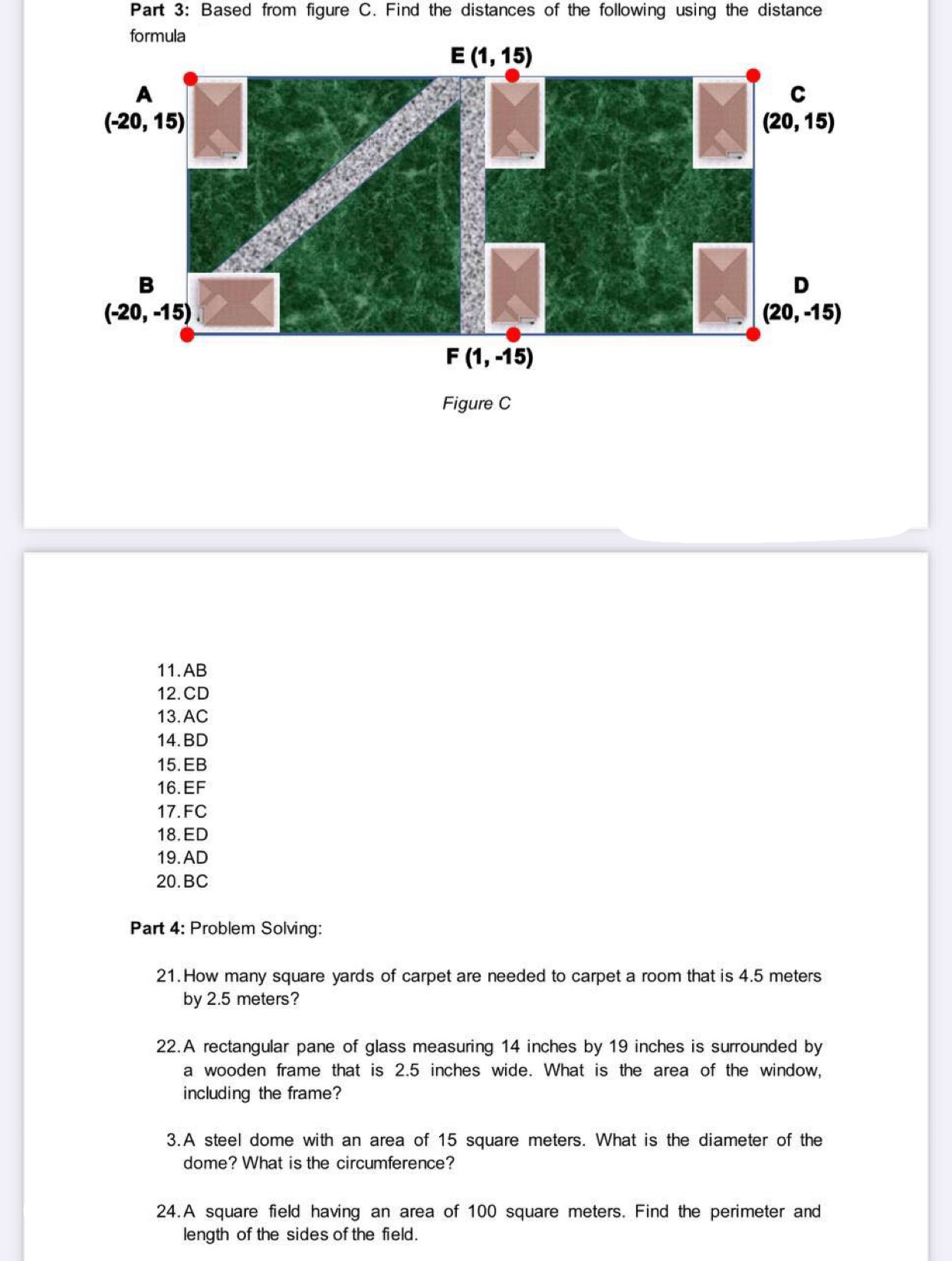 Answer the following Construction Blueprint
