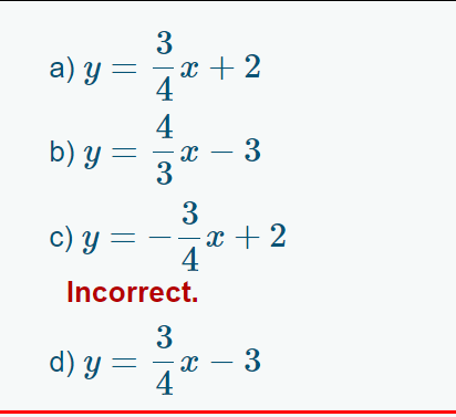 The graph below is a partial solution set for a