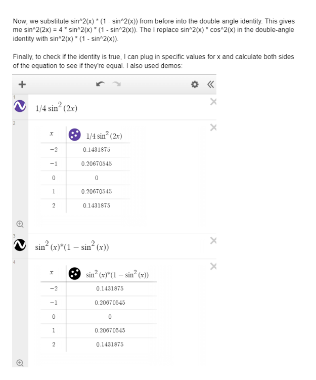 Okay so here is my example: I will explain at the