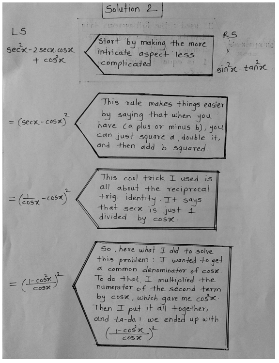 Okay so here is my example: I will explain at the