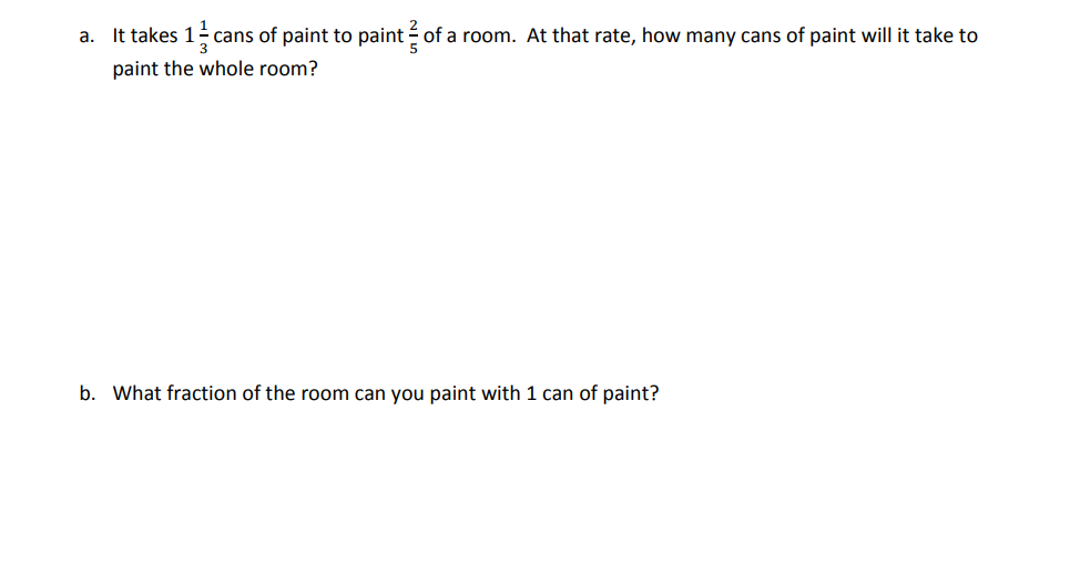 Solve the following problems using math drawings