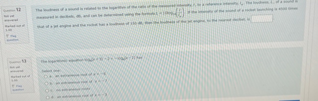 - 12 The loudness of a sound is related to the