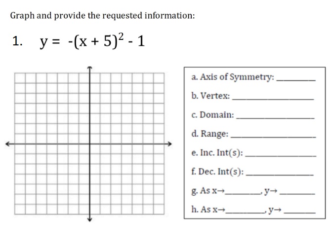Please graph and provide the requested
