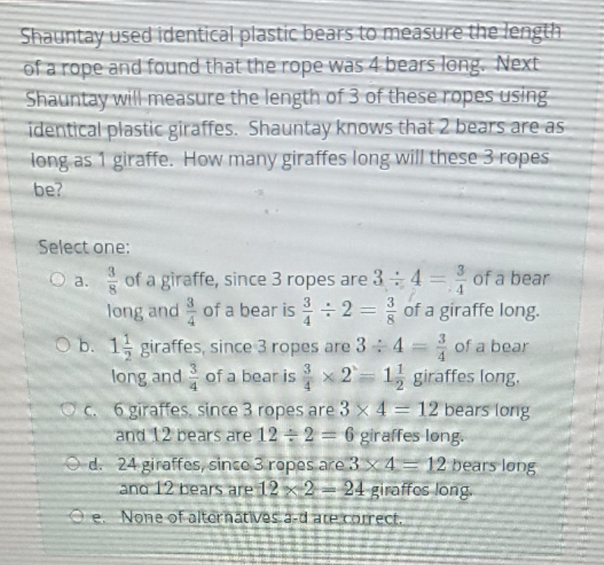 just a little lost on this one Shauntay used