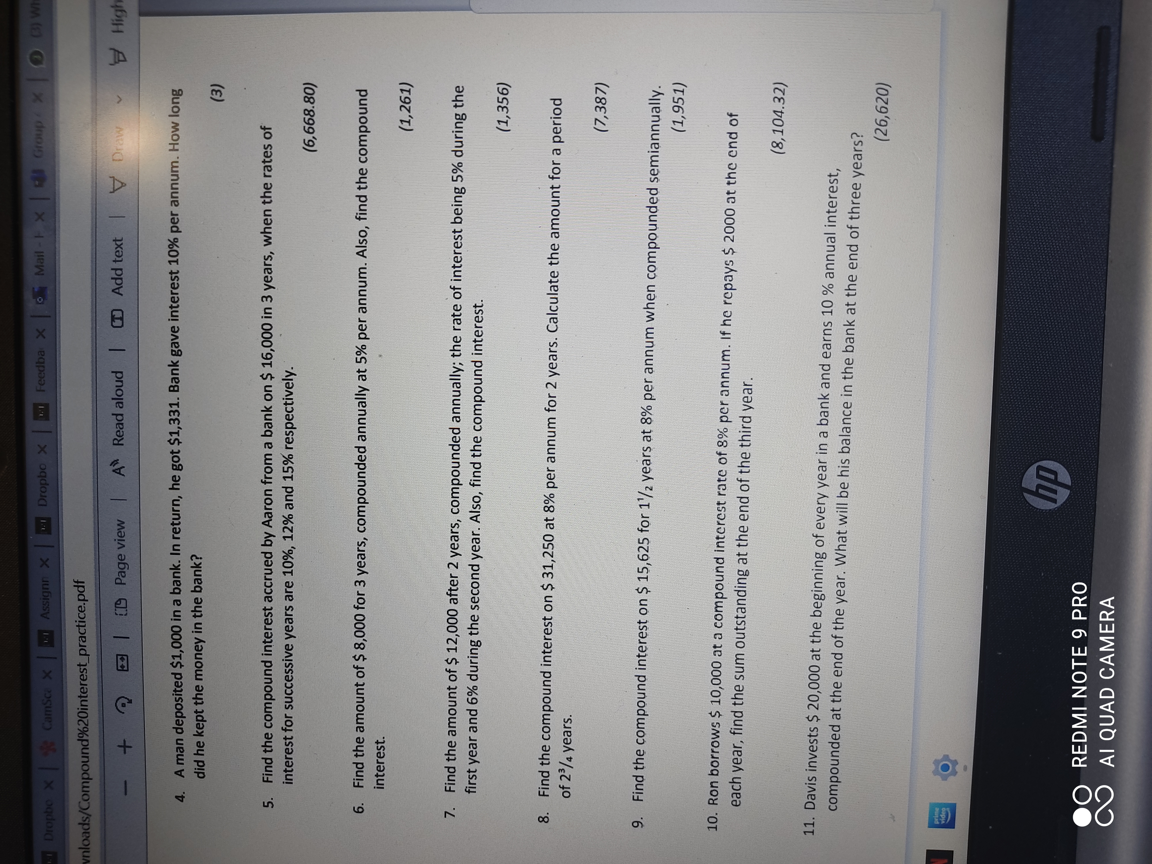 Dropbo X & CamSce X | i Assignn X 1:1 Dropbo X 1