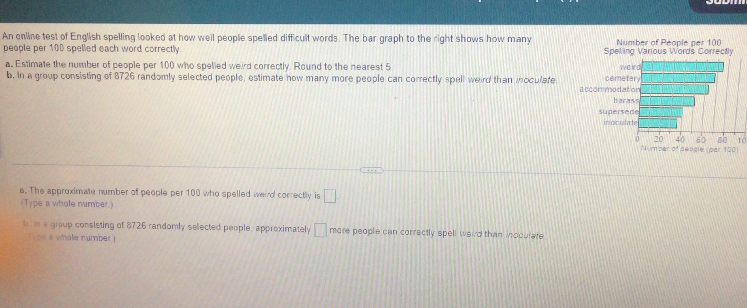 An online test of English spelling looked at how