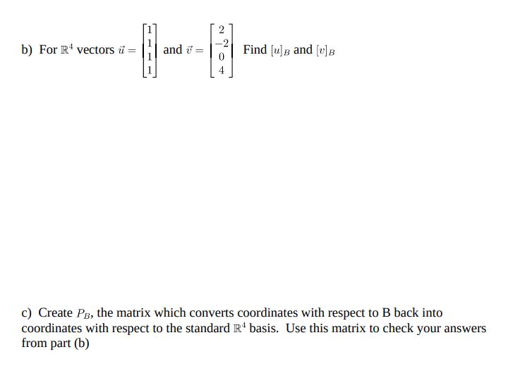\fh} For H4 vectors a.\" = and e = Find [1:13 and