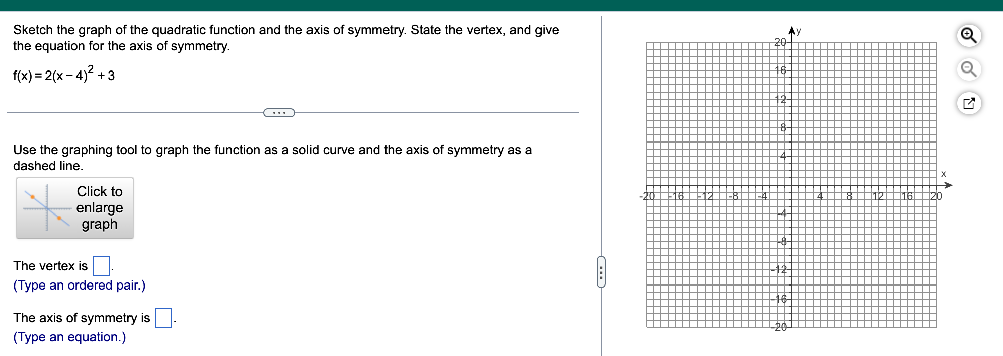 MUST SHOW CALCULATIONS: The solution is x = :l.