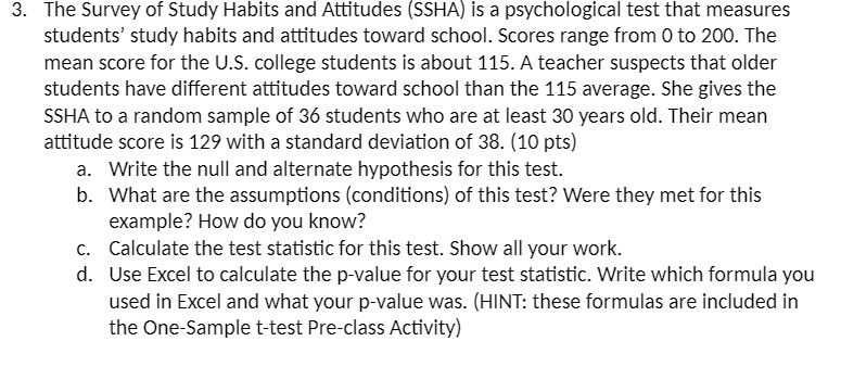 3. The Survey of Study Habits and Attitudes
