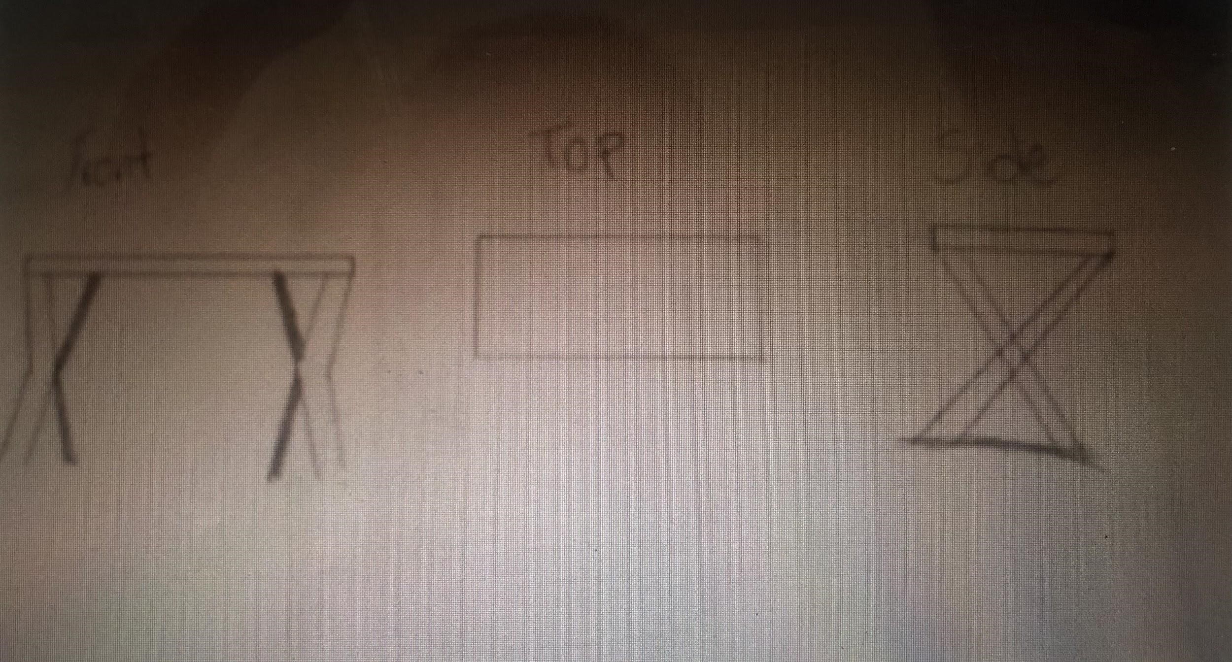 Make a construction of your object on a piece of