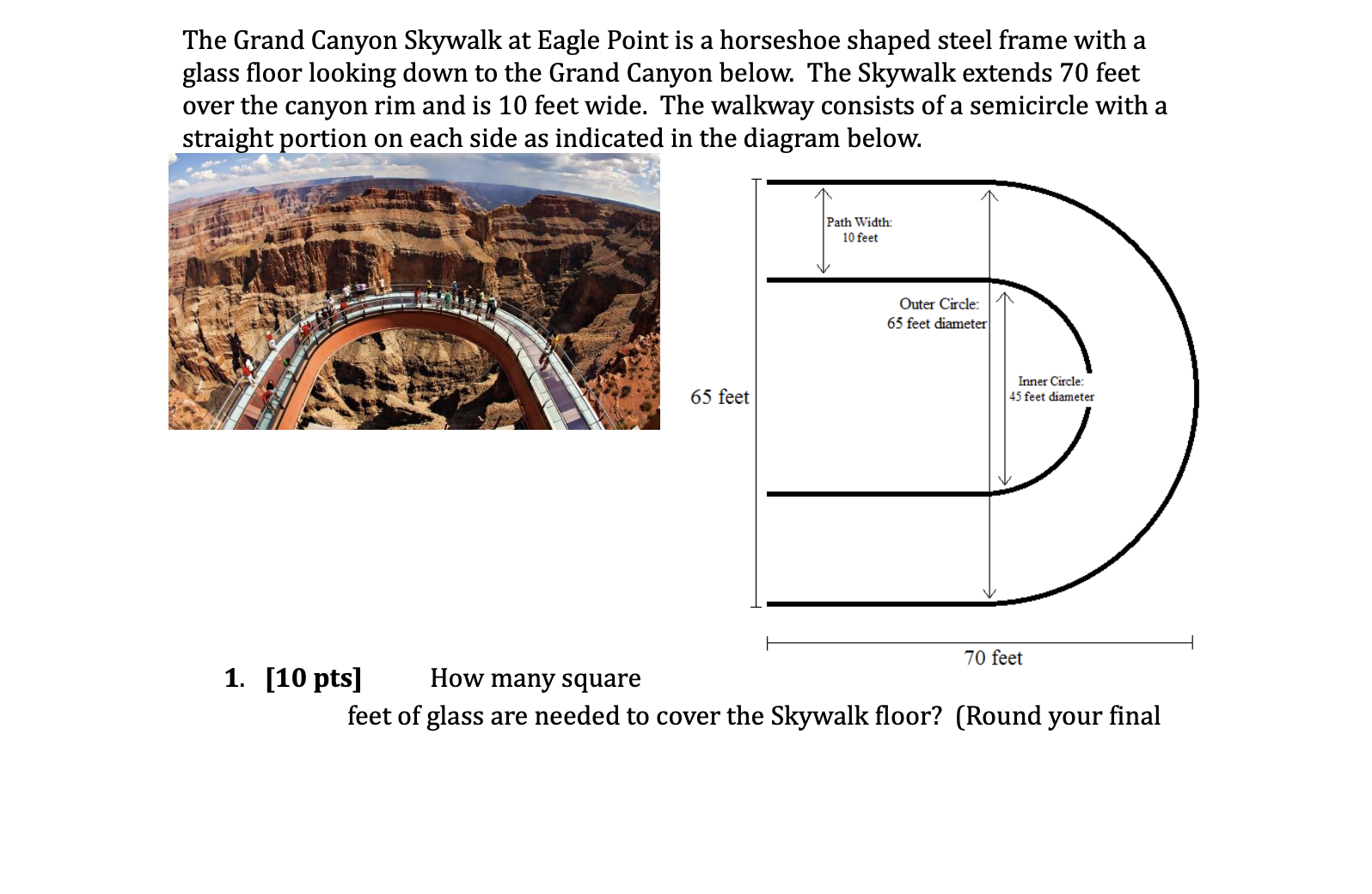 The Grand Canyon Skywalk at Eagle Point is a