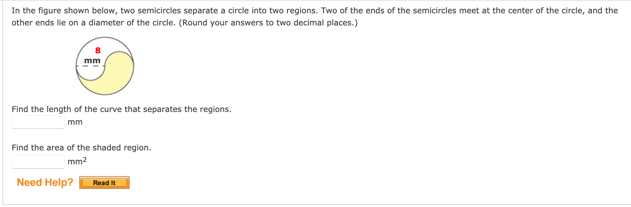 Geometry question In the gure shown below, two