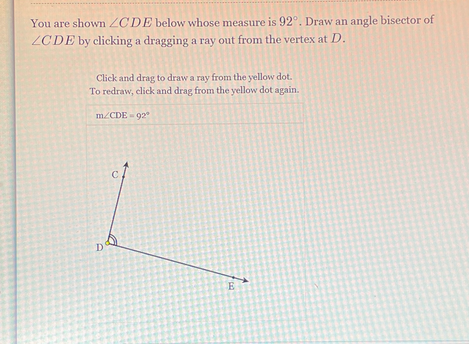 whats the answer? You are shown ZCDE below whose