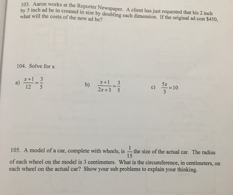 Geometry, stuff 106. Find the surface area of the