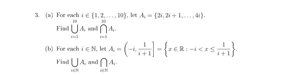 Solve in detail 3. (a) For each i c {1, 2, ...,