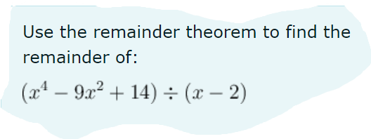 Use the factor theorem to find all real zeros for