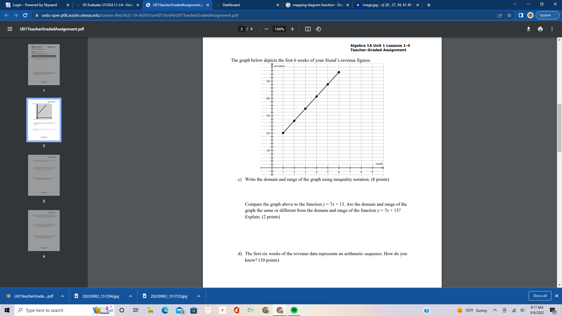 Login - Powered by Skyward wiw 03 Evaluate: U1GA3