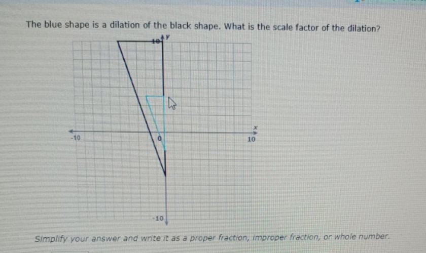 dilations: scale factor and classication The blue