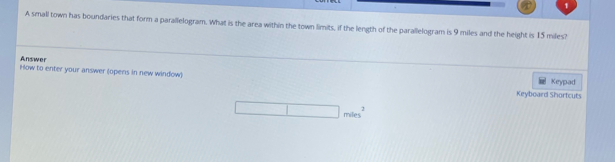 A small town has boundaries that form a