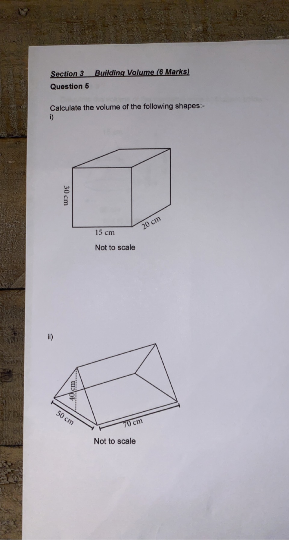 Please finish this off thanks :) Section 3