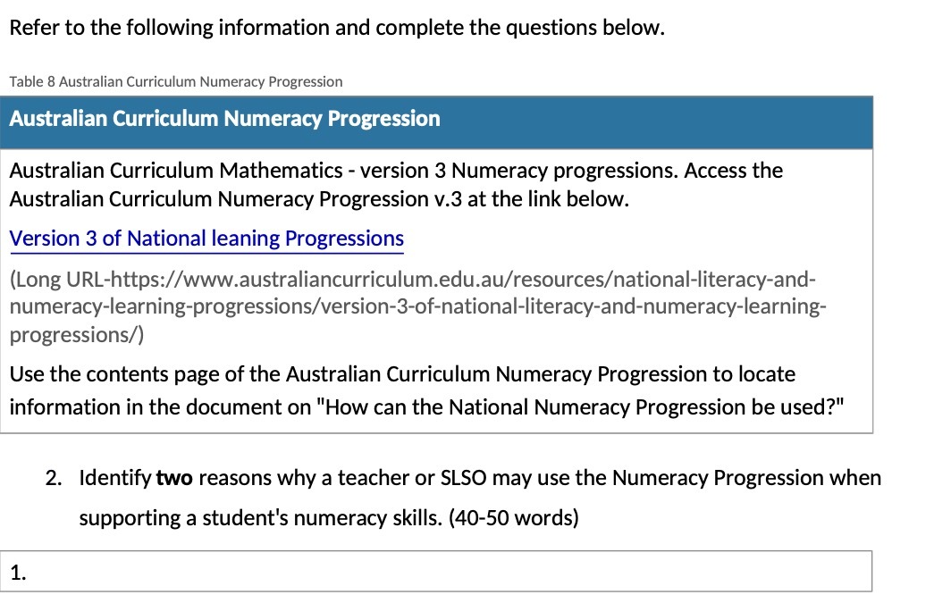 Refer to the following information and complete