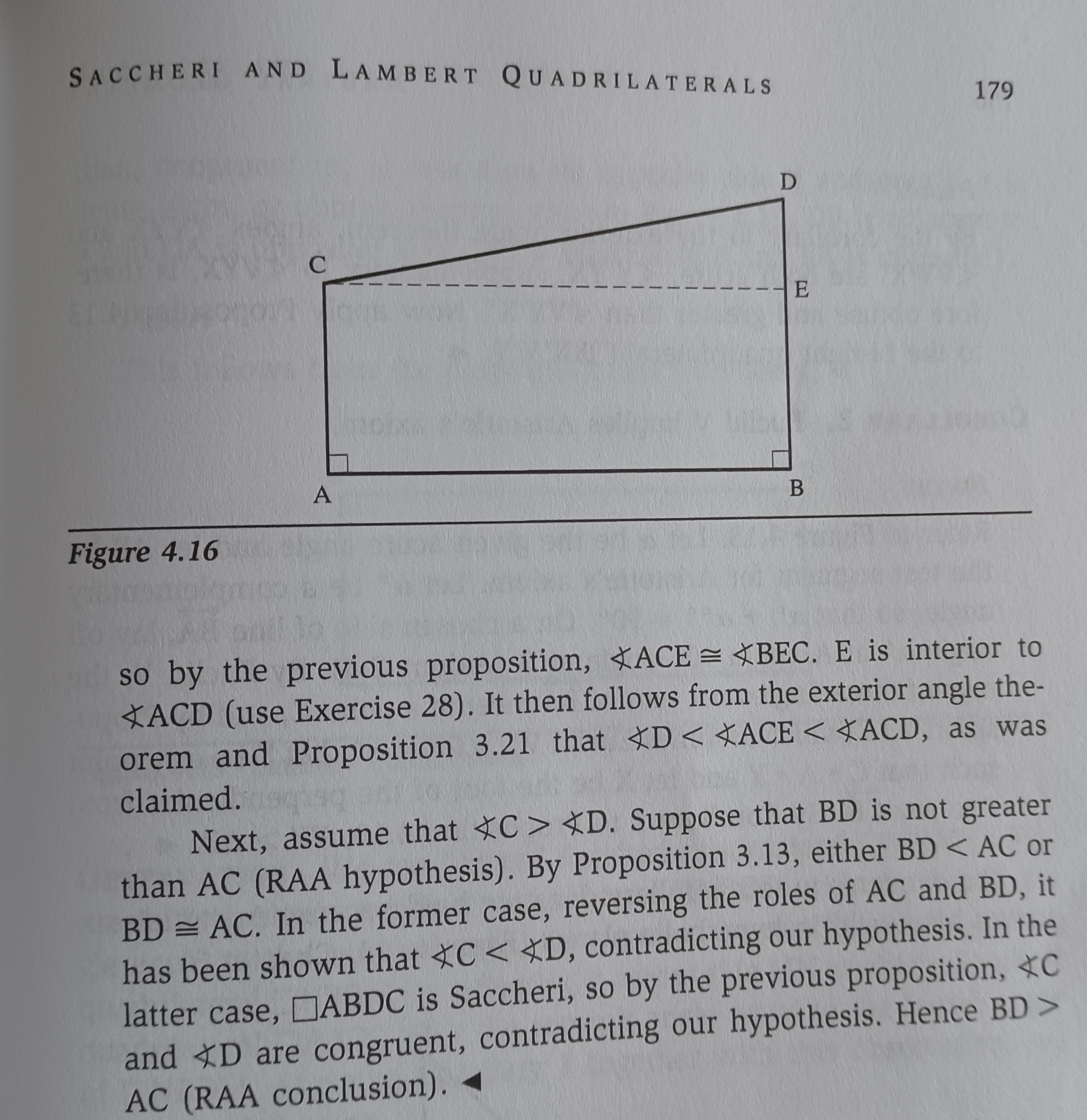 4. Again, assume that MM' is the common