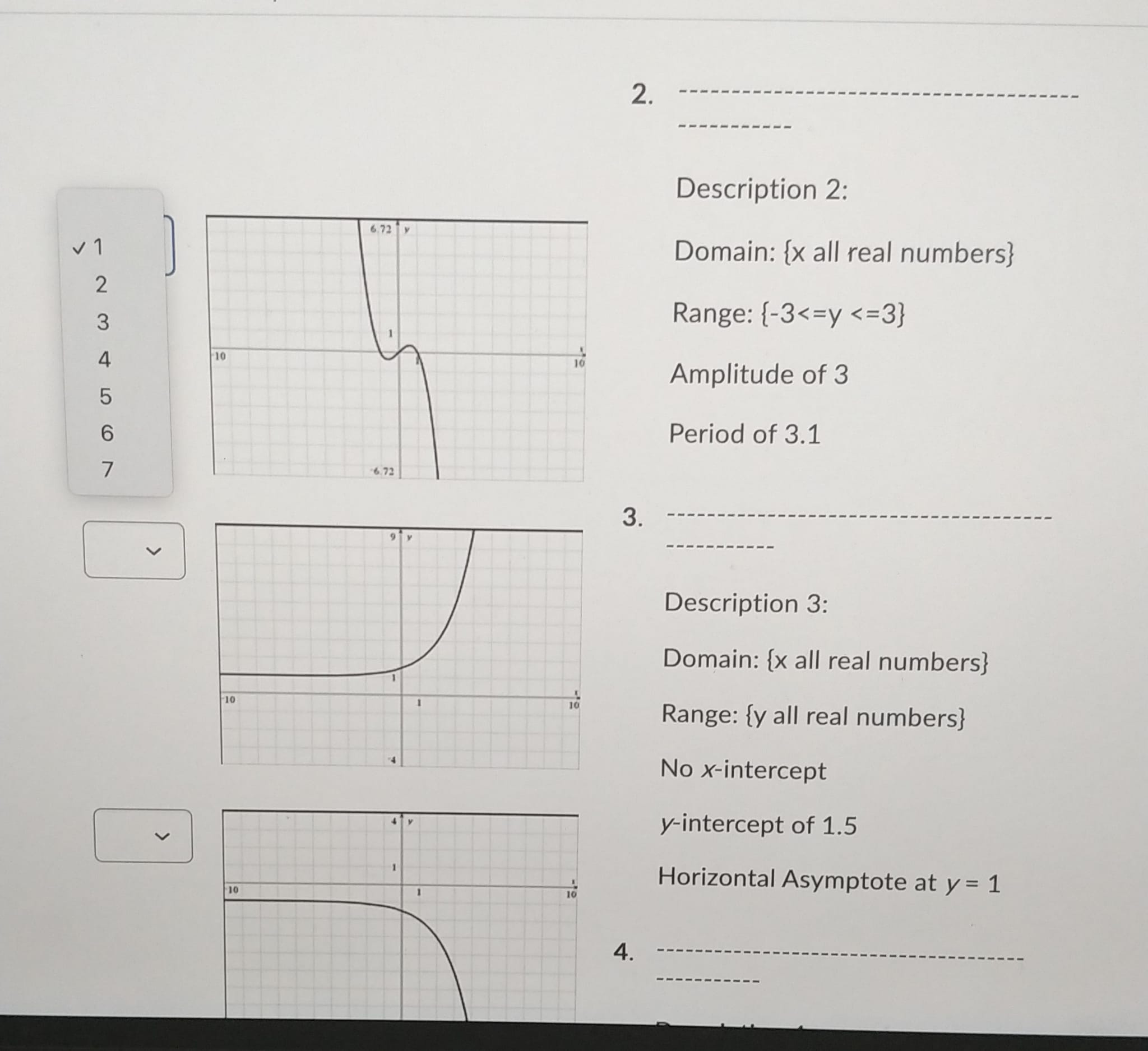 2. Description 2: 672 Domain: {x all real