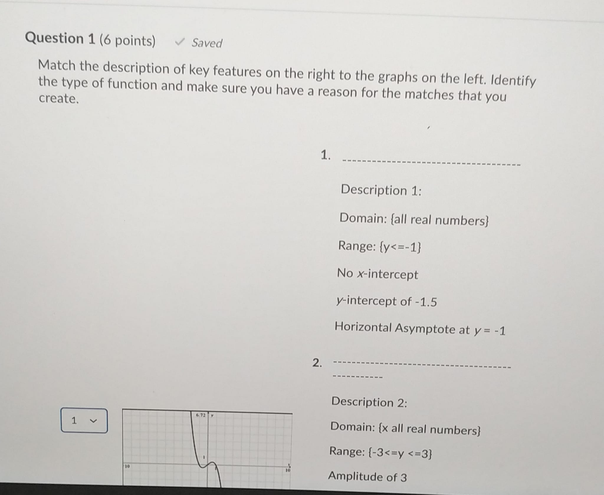 2. Description 2: 672 Domain: {x all real