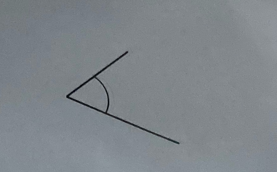 Use a protractor to measure the angles, and then