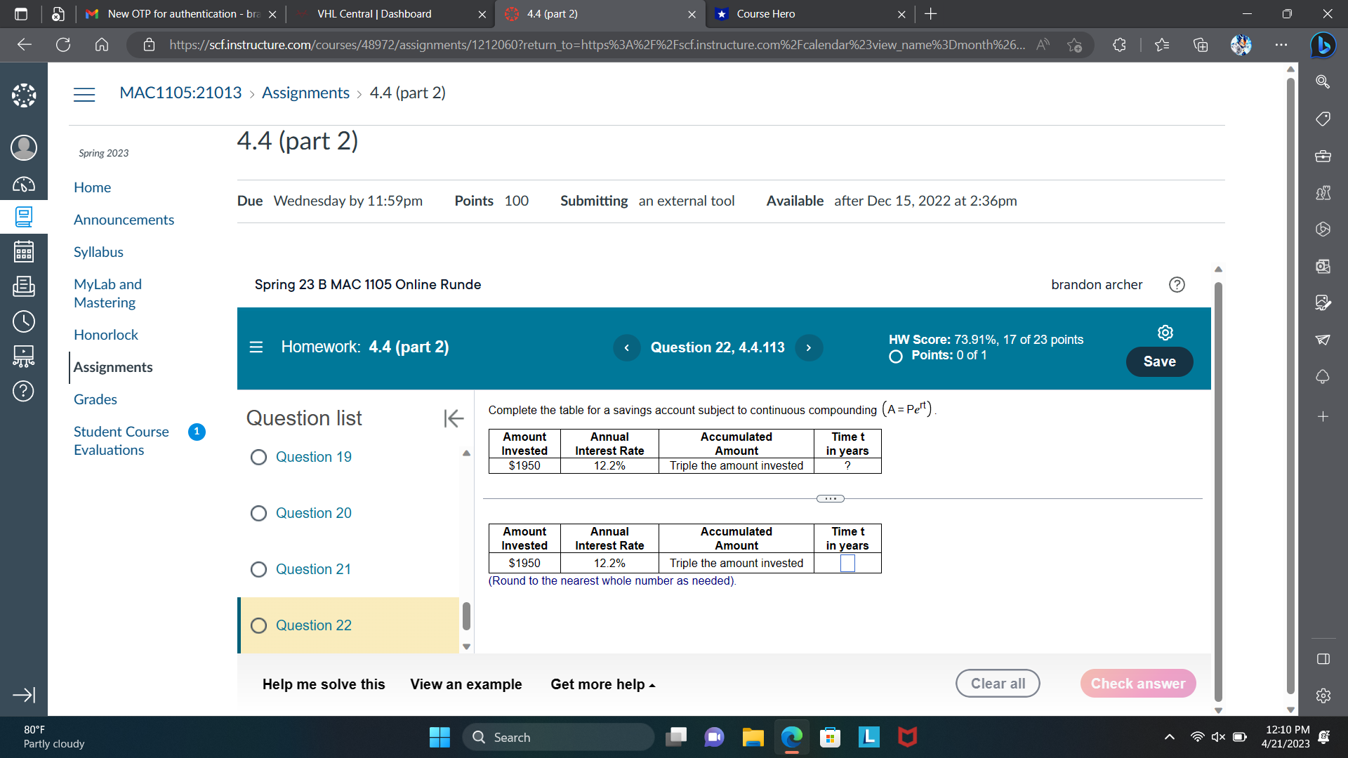 M New OTP for authentication - bra x VHL Central