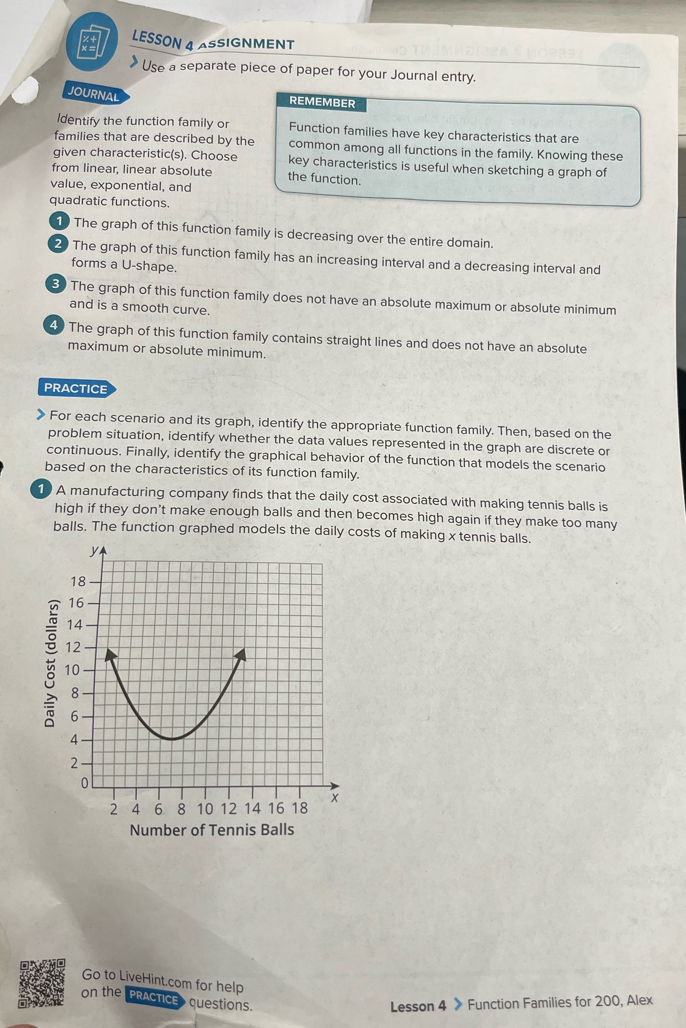 LESSON 4 ASSIGNMENT  style=