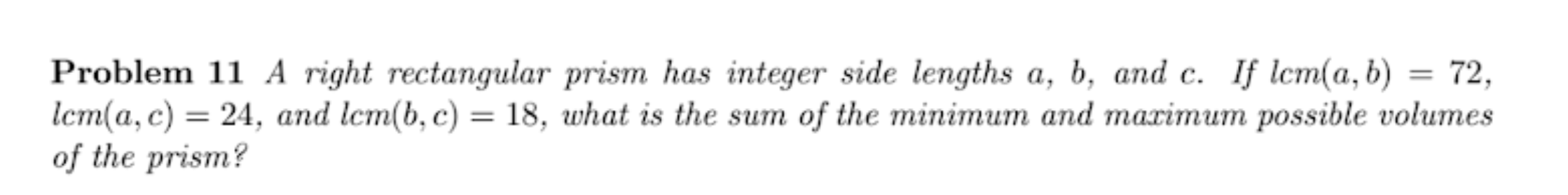 click to check Problem 11 A right rectangular
