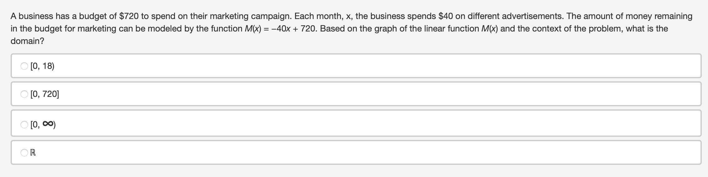 Evaluate the numerical expression 56 O V15 O V125