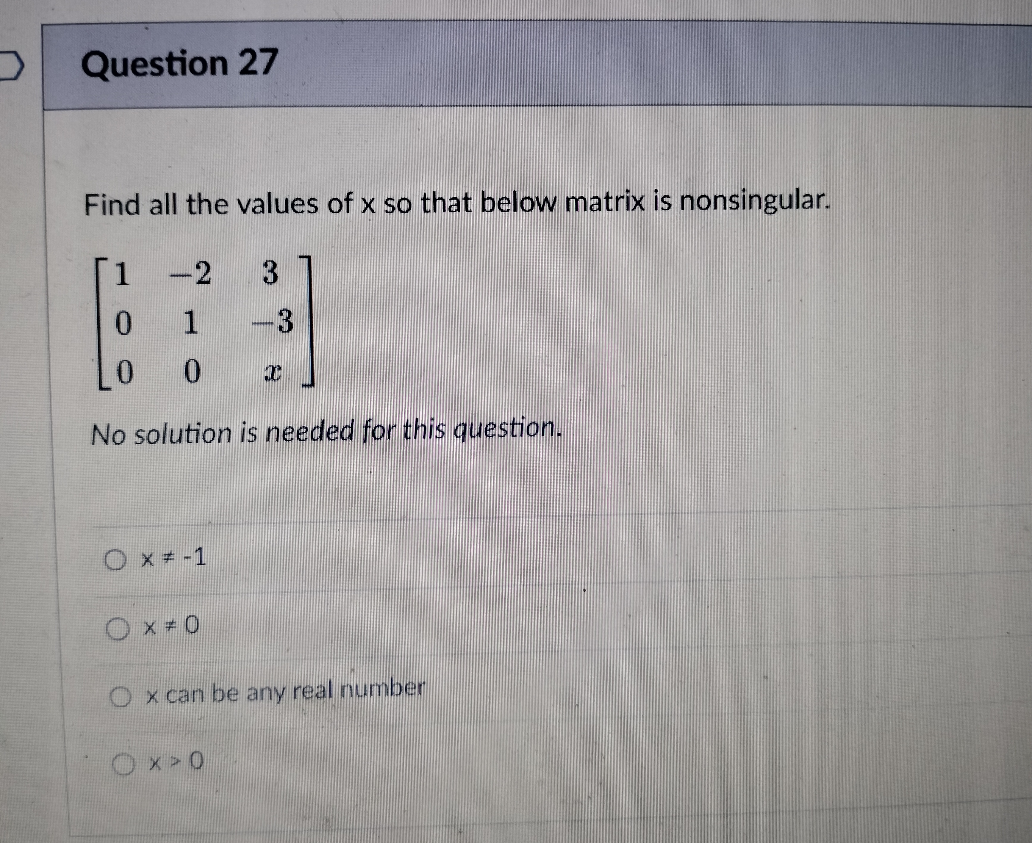 D Question 26 Calculate the following using
