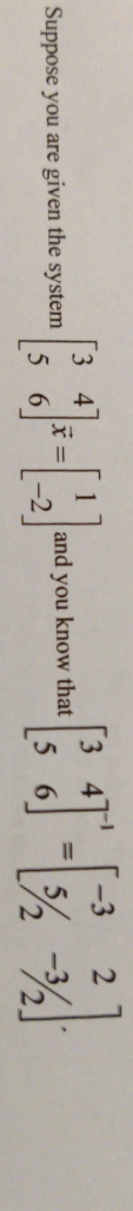 How can this system be solved N in Suppose you