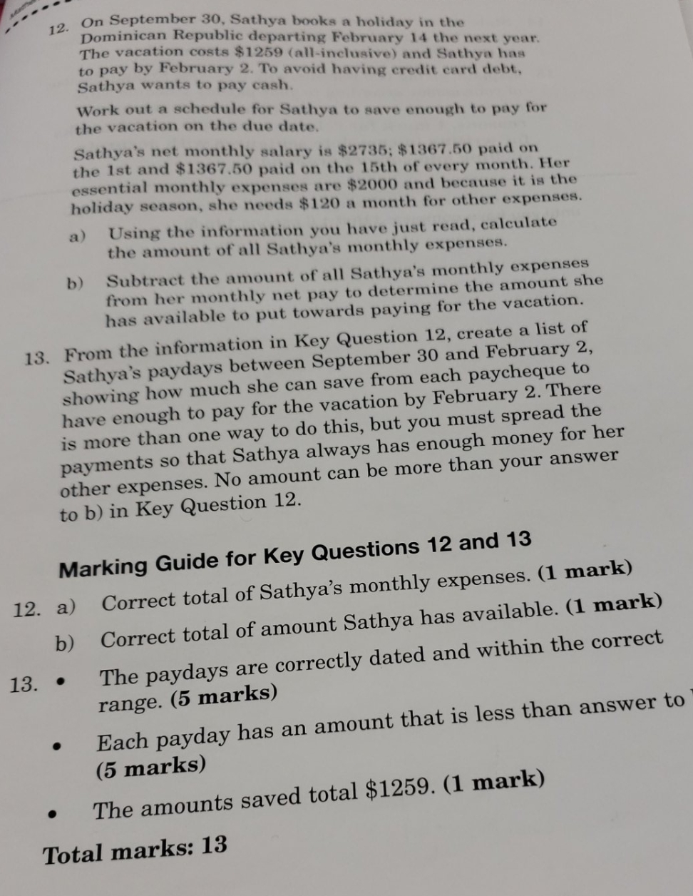 how do you complete this 12. On September 30,