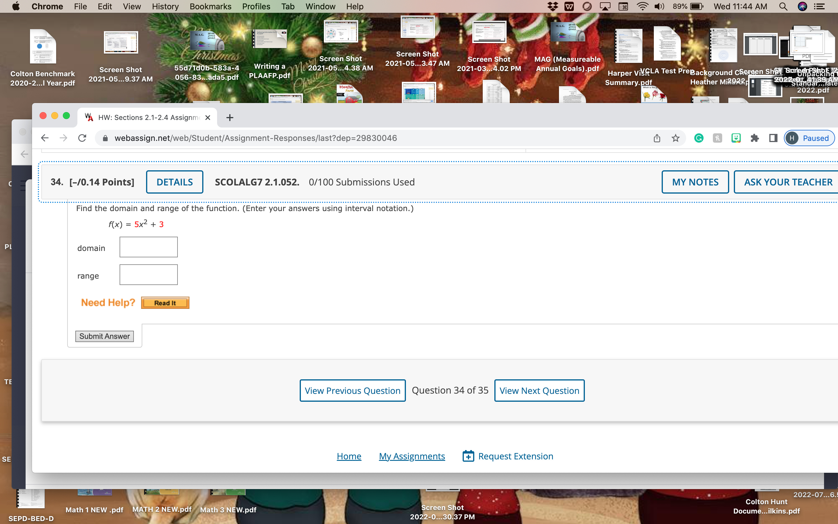 Chrome File Edit View History Bookmarks Profiles
