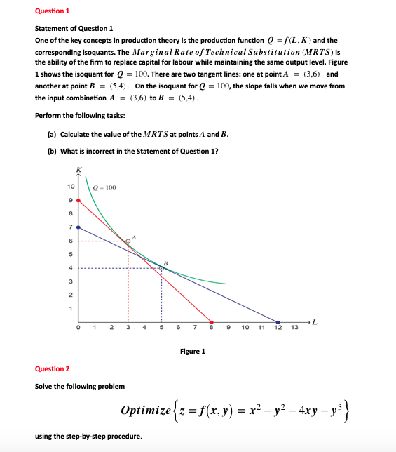 Question 1 Statement of Question 1 One of the key