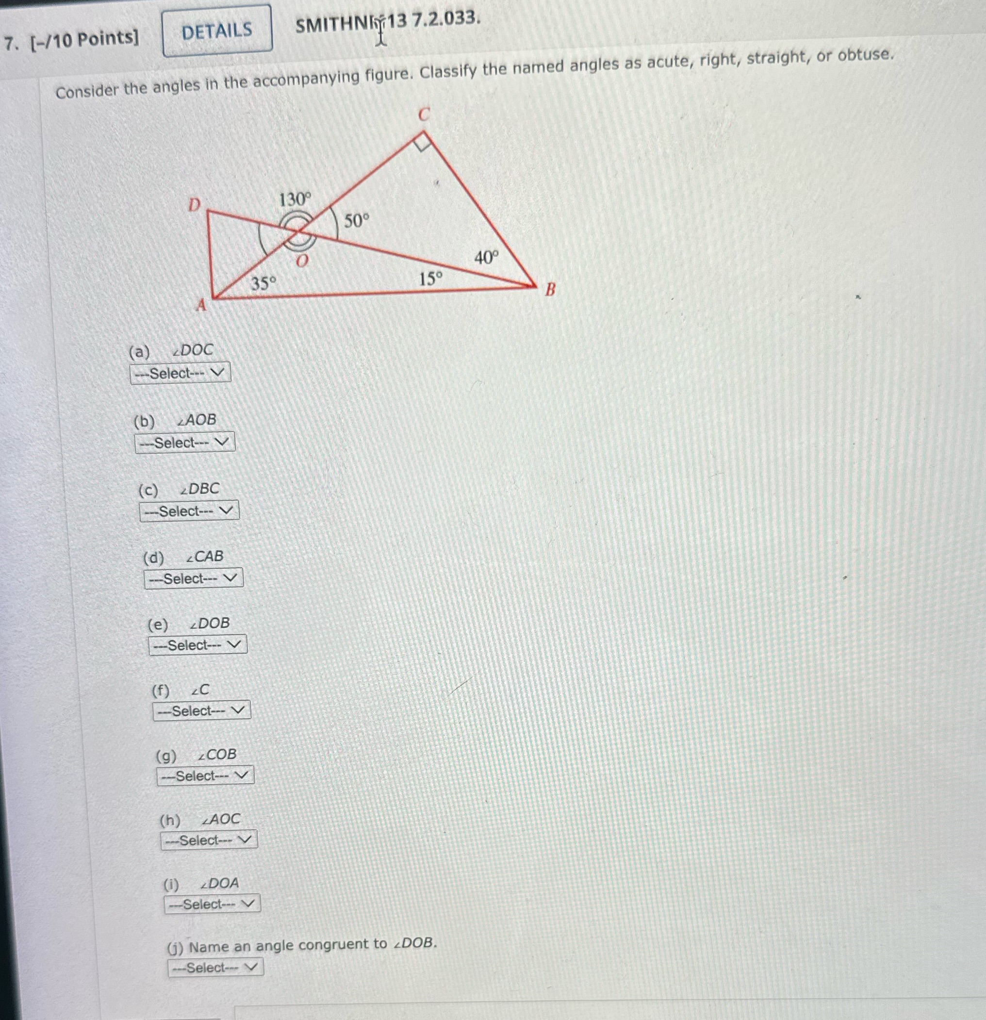 7. [-/10 Points] DETAILS SMITHNh 13 7.2.033.