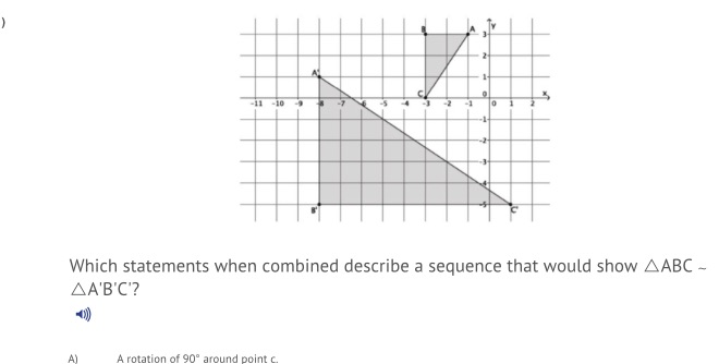 Which statements when combined describe a